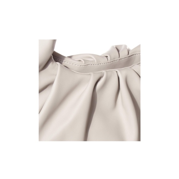 EUC The Drop Women's Janelle Gathered Shoulder Bag, Ice Grey, One Size - Picture 6 of 14